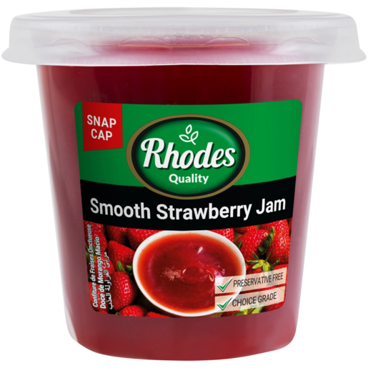 RHODES STRAWBERY JAM TUB 290G